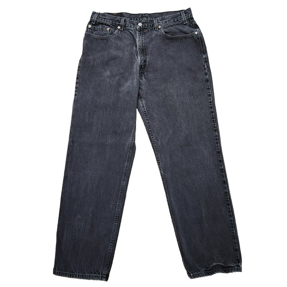 Levi's Other - VTG Levi's 550 Relaxed Fit Jeans Men's 38x32* (36x31) Black Baggy Denim Y2K